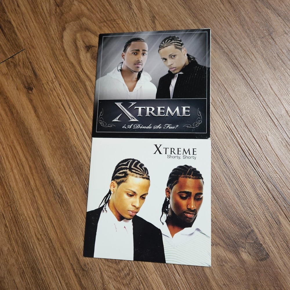 Lot of 2 Xtreme Latin Pop CD Promo Singles - Adónde Se Fue / Shorty, Shorty